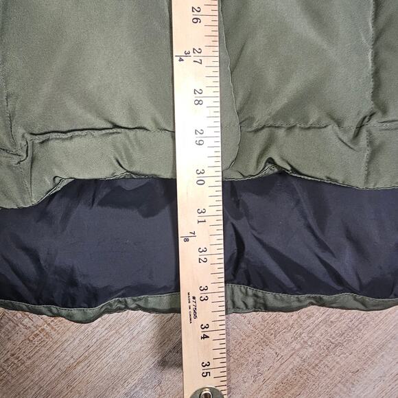 Eddie Bauer Waterfowl Down Parka Coat Removeable Fur and Hood Warm Large - Picture 5 of 9